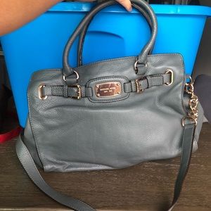 Michael Kors Tote - Grey with Rose Gold hardware